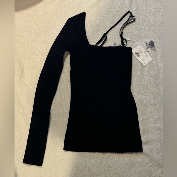 h e l m u t   l a n g   o n e - s h o u l d e r   t o p - Picture 4 of 6